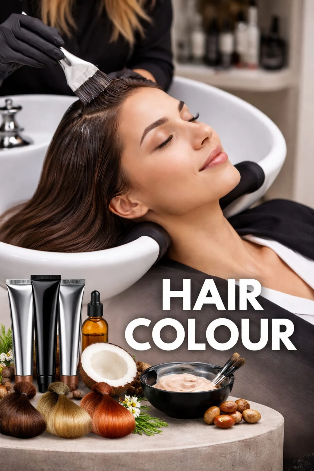 صبغة شعر  Hair color