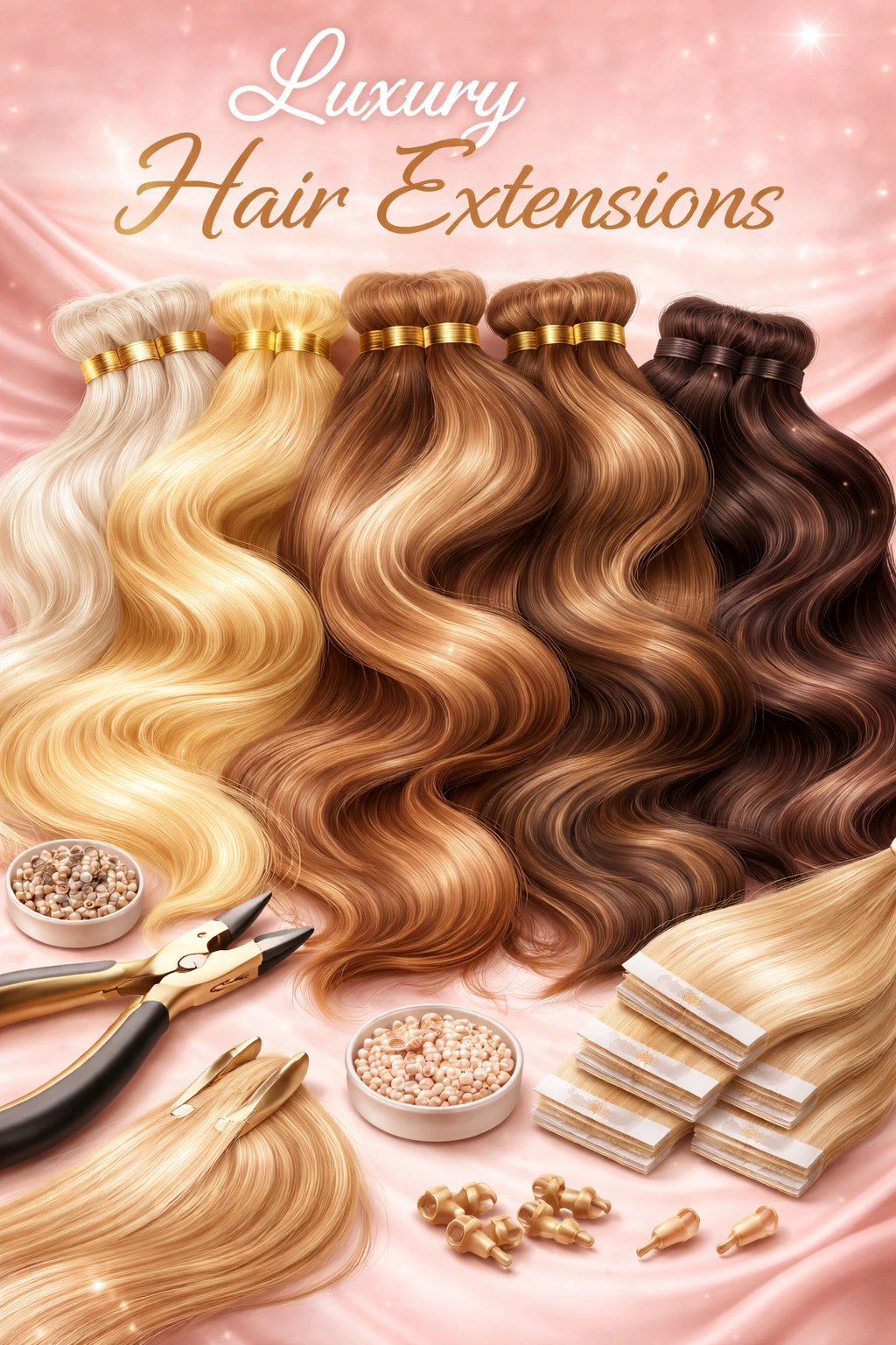 وصلات شعر hair extensions